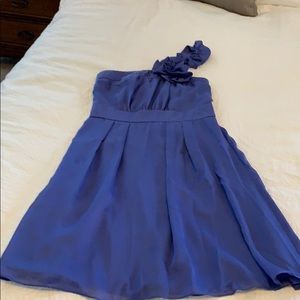 Purple cocktail dress